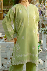 NPSCE2090 Embroidered Lawn Suit - Stitched 2Pc