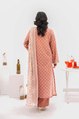 NUSLW3130 Printed Lawn Suit - Unstitched 3Pc