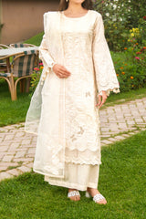 Stitched 3Pc - Cotton Satin - NPSCS3141