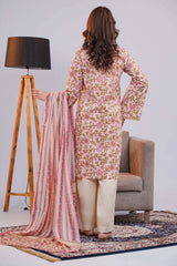 NUSLW3047 Printed Lawn Suit - Unstitched 3Pc