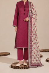 Unstitched 3Pc Printed Lawn Suit - NUSLW3131