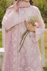 NPSSE3083 Schiffli Embroidered Lawn Suit - Stitched 3Pc