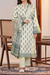 NUSLW3065 Printed Lawn Suit - Unstitched 3Pc