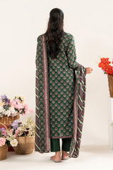 NUSLW3107 Printed Lawn Suit - Unstitched 3Pc