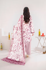 NUSLW3098 Printed Lawn Suit - Unstitched 3Pc