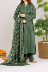 NUSLW3048 Printed Lawn Suit - Unstitched 3Pc