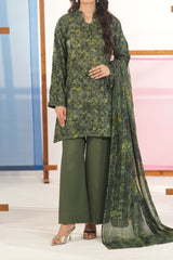 NPSLW3124 Printed Lawn Suit - Stitched 3Pc