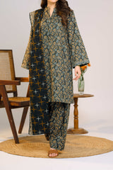 NUSLW3031 Printed Lawn Suit - Unstitched 3Pc