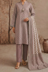 NUSLW3103 Printed Lawn Suit - Unstitched 3Pc