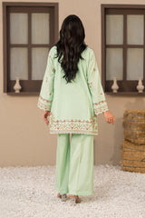 Npsde2113 Embroidered Dobby Lawn - Stitched 2Pc
