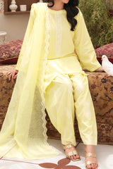 NPSLE3130 Chiness Lawn Suit - Stitched 3Pc
