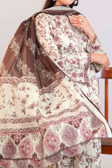 NPSLW3101 Printed Lawn Suit - Stitched 3Pc