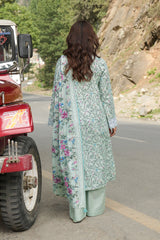 Stitched 3Pc - Embroidered Lawn - NPSLE3153