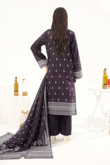 NUSLW3134 Printed Lawn Suit - Unstitched 3Pc