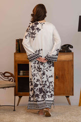 Npslr117 Printed Raw Silk Lawn - Stitched 1Pc