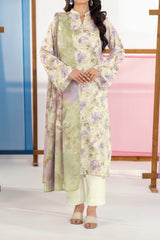 NUSLW3120 Printed Lawn Suit - Unstitched 3Pc