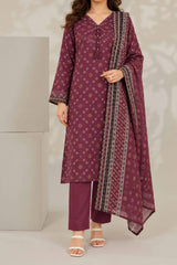 Stitched 3Pc - Printed Khaddar - NPWKDP3028
