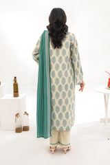 NUSLW3117 Printed Lawn Suit - Unstitched 3Pc