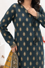 NUSLW3140 Printed Lawn Suit - Unstitched 3Pc