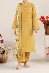 NUSLW3106 Printed Lawn Suit - Unstitched 3Pc