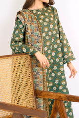 NUSLW3027 Printed Lawn Suit - Unstitched 3Pc