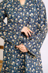 NUSLW3037 Printed Lawn Suit - Unstitched 3Pc