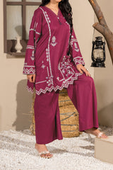 Npsde2109 Embroidered Dobby Lawn - Stitched 2Pc