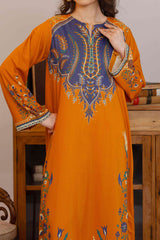 Npslr112 Printed Raw Silk Lawn - Stitched 1Pc