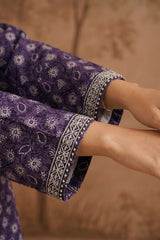 NUSLW3084 Printed Lawn Suit - Unstitched 3Pc