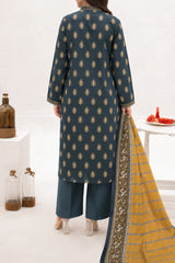 NUSLW3140 Printed Lawn Suit - Unstitched 3Pc
