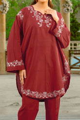 NPSCE2093 Embroidered Lawn Suit - Stitched 2Pc