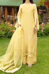 Stitched 3Pc - Cotton Satin - NPSCS3144