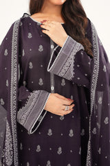 NUSLW3134 Printed Lawn Suit - Unstitched 3Pc