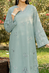 NPSCE2095 Embroidered Lawn Suit - Stitched 2Pc