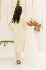 NPSLA3114 Aari Embroidered Lawn Suit - 3Pc