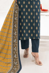 NUSLW3140 Printed Lawn Suit - Unstitched 3Pc
