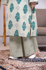 NUSLW3041 Printed Lawn Suit - Unstitched 3Pc