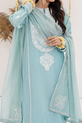 NPSLA3119 Aari Embroidered Lawn Suit - 3Pc