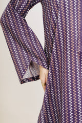 NUSLW3021 Printed Lawn Suit - Unstitched 3Pc