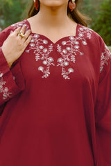 NPSCE2093 Embroidered Lawn Suit - Stitched 2Pc