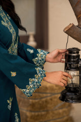 Npsde2108 Embroidered Dobby Lawn - Stitched 2Pc