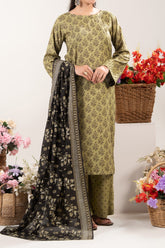 NUSLW3144 Printed Lawn Suit - Unstitched 3Pc