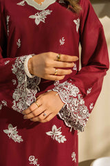 GARNET - Schiffli Embroidered Lawn Suit - 3Pc
