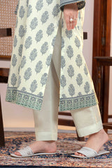 NUSLW3065 Printed Lawn Suit - Unstitched 3Pc