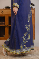 Npslr115 Printed Raw Silk Lawn - Stitched 1Pc