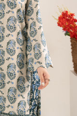 NUSLW3145 Printed Lawn Suit - Unstitched 3Pc