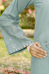 NPSCE2095 Embroidered Lawn Suit - Stitched 2Pc