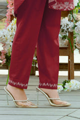 NPSCE2093 Embroidered Lawn Suit - Stitched 2Pc