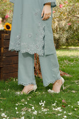NPSCE2095 Embroidered Lawn Suit - Stitched 2Pc