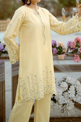 NPSCE2091 Embroidered Lawn Suit - Stitched 2Pc